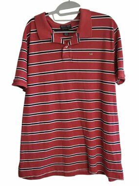 Vintage Polo Jeans Company Polo Shirt Ralph Lauren Flag Striped XXL Y2K Preppy